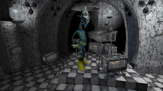 Assistant keeper in the curators room